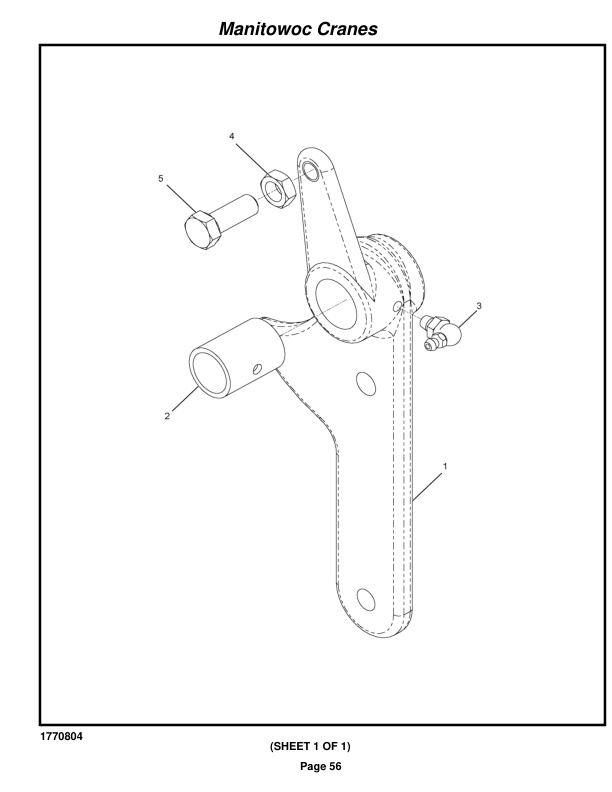 Manitowoc MLC300WB Crane Parts Manual 3007004 2020-3