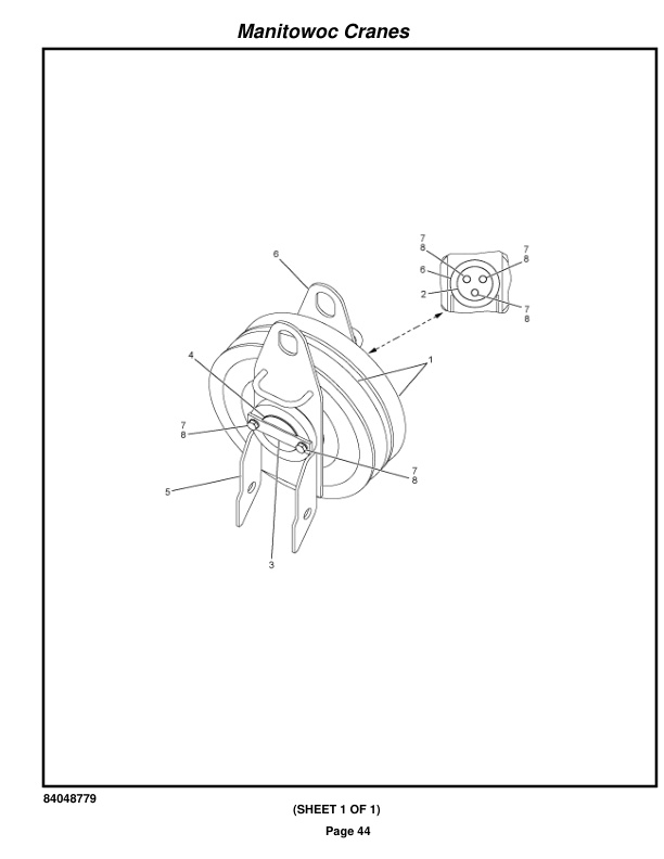 Manitowoc MLC300WB Crane Parts Manual 3007005 2020-3