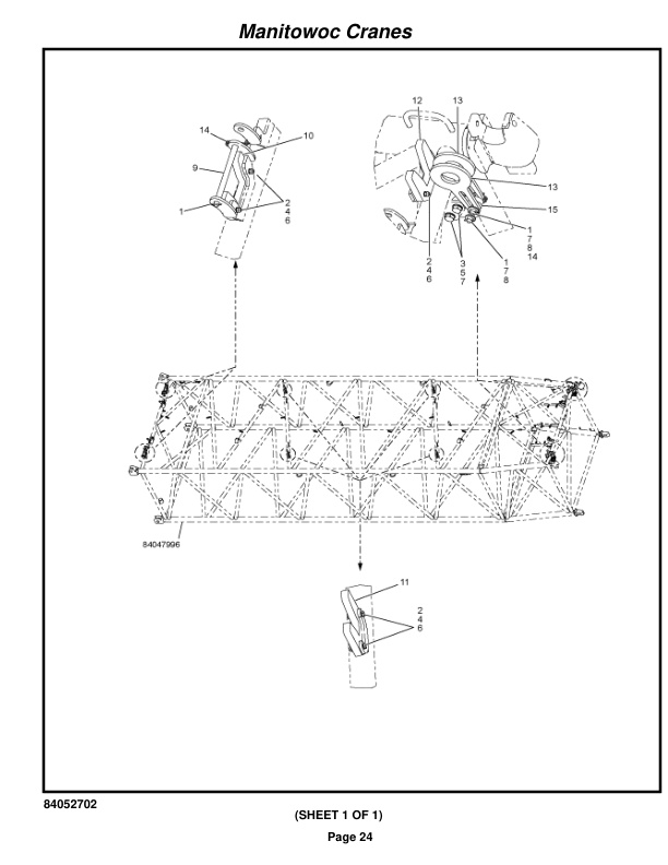 Manitowoc MLC300WB Crane Parts Manual 3007008 2019-2