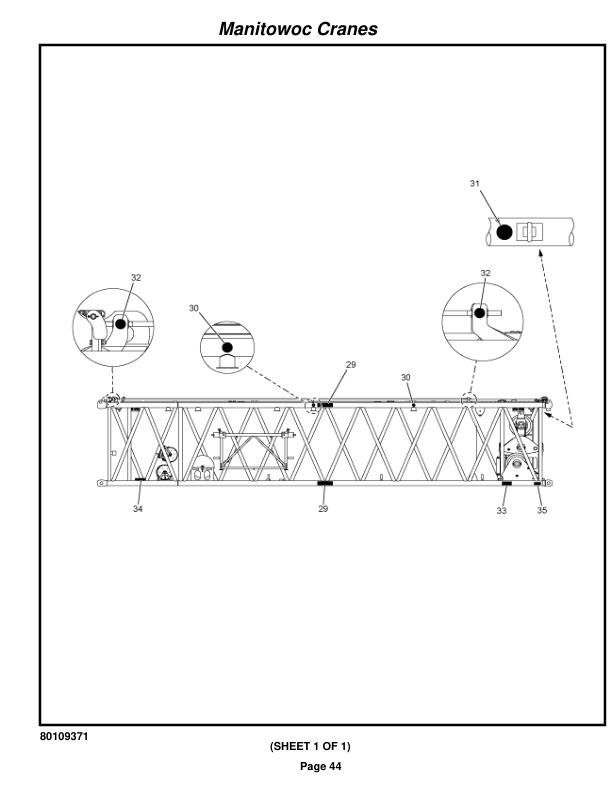 Manitowoc MLC300WB Crane Parts Manual 3007013 2021-3