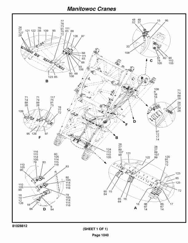 Manitowoc MLC650 Crane Parts Manual 6501032 2018-3