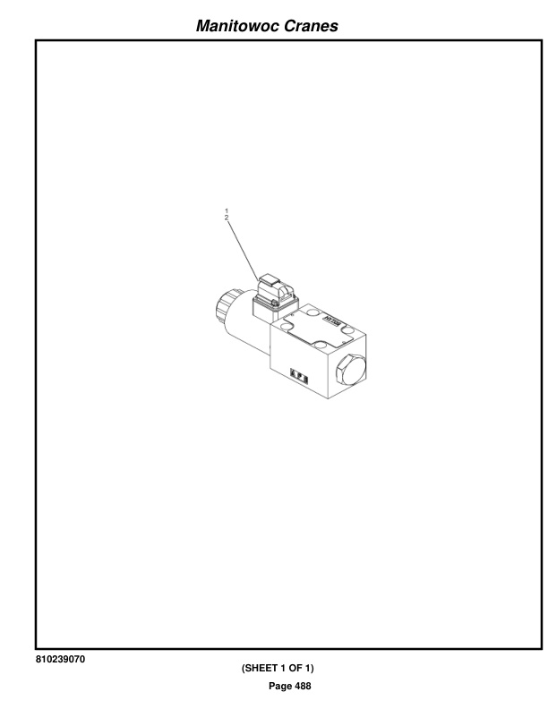 Manitowoc MLC650 Crane Parts Manual 6501033 2019-2