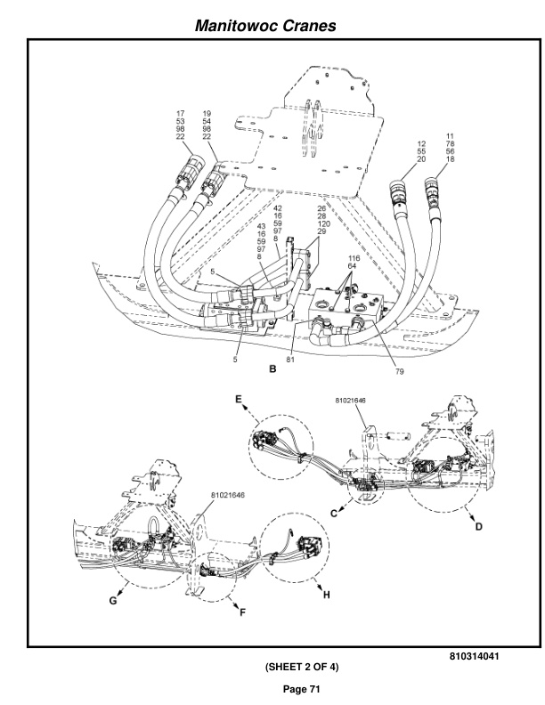 Manitowoc MLC650VPC-MAX Crane Parts Manual 6503019 2018-2