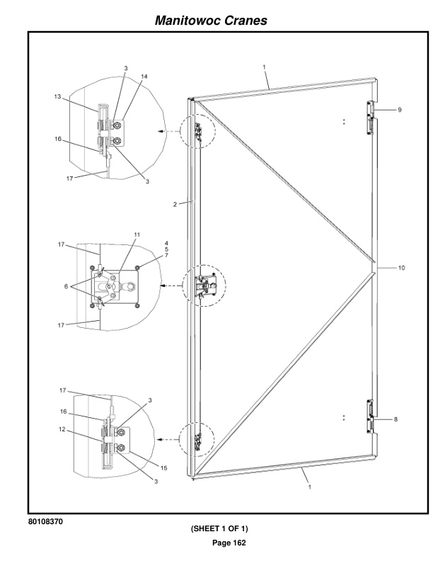 Manitowoc MLC90-1 Crane Parts Manual 91001031 2019-2