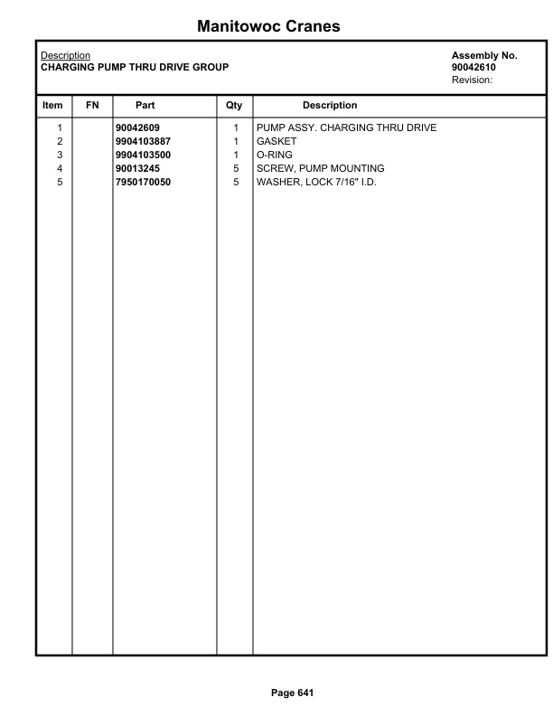 Grove GRT655L 55US Crane Parts Manual 618802 2021-3