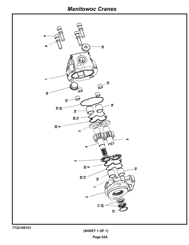 Grove GRT655L Crane Parts Manual 237055 2021-3