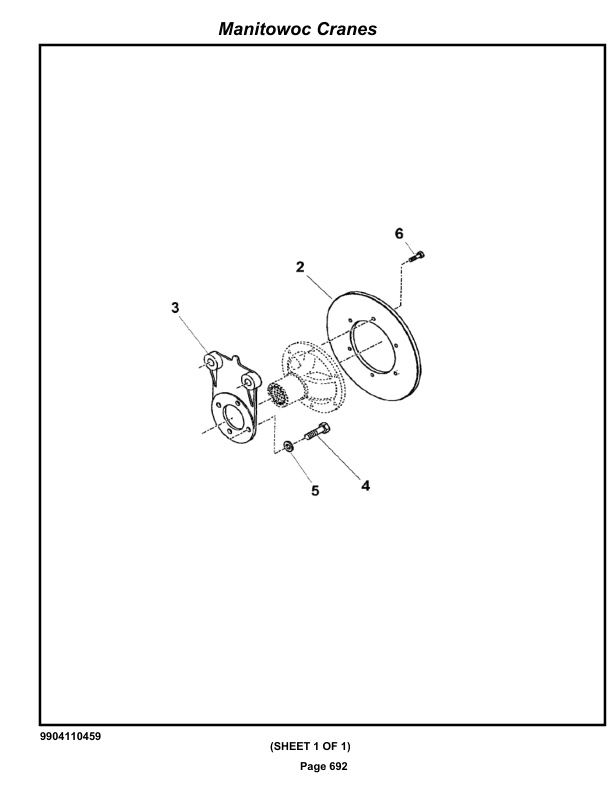 Grove GRT655L Crane Parts Manual 237167 2021-3