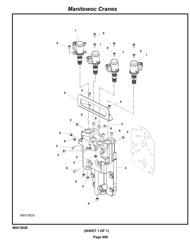 Grove GRT655L Crane Parts Manual 237217 2022-3