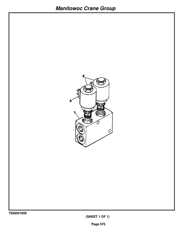 Grove RT600C Crane Parts Manual 78166 2005-3