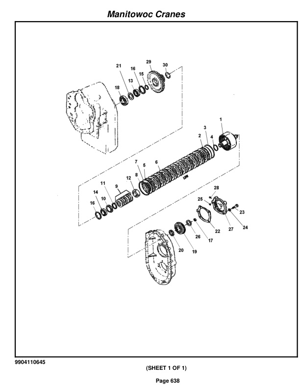 Grove RT600E Crane Parts Manual 226019 2010-3