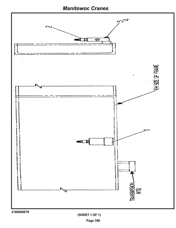 Grove RT60S Crane Parts Manual 18365 2022-3