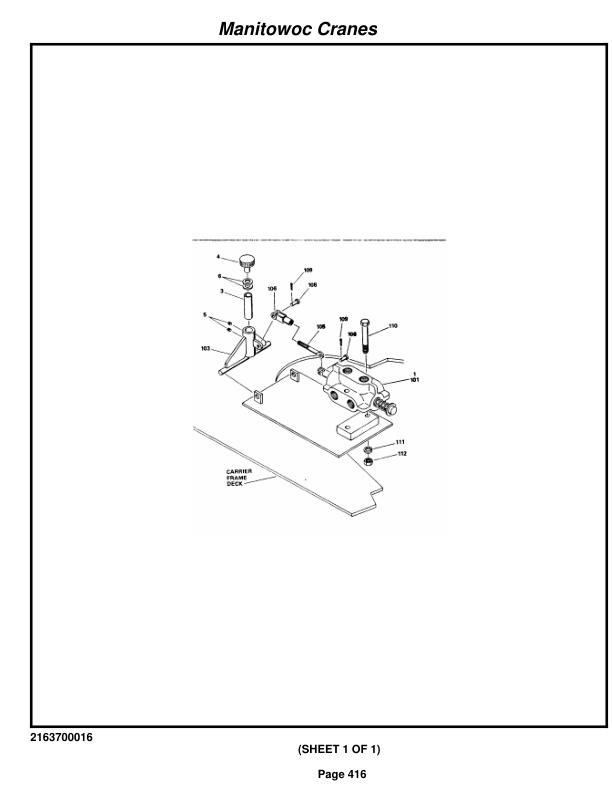 Grove RT625 Crane Parts Manual 51236 2018-3