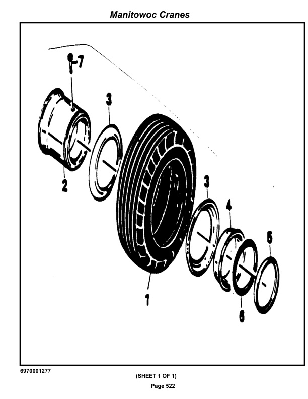 Grove RT630B Crane Parts Manual 70296 2020-3