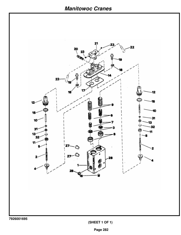Grove RT630B Crane Parts Manual 72283 2016-2