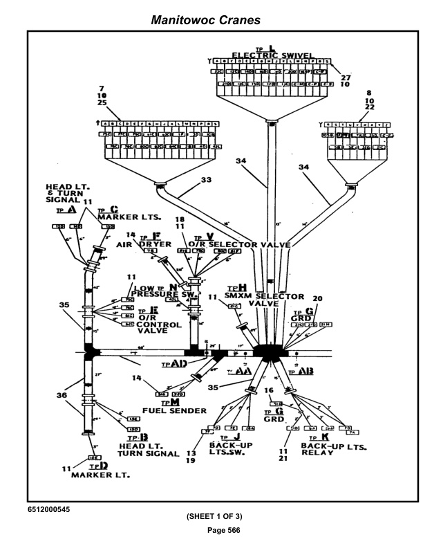 Grove RT630B Crane Parts Manual 75648 2020-3