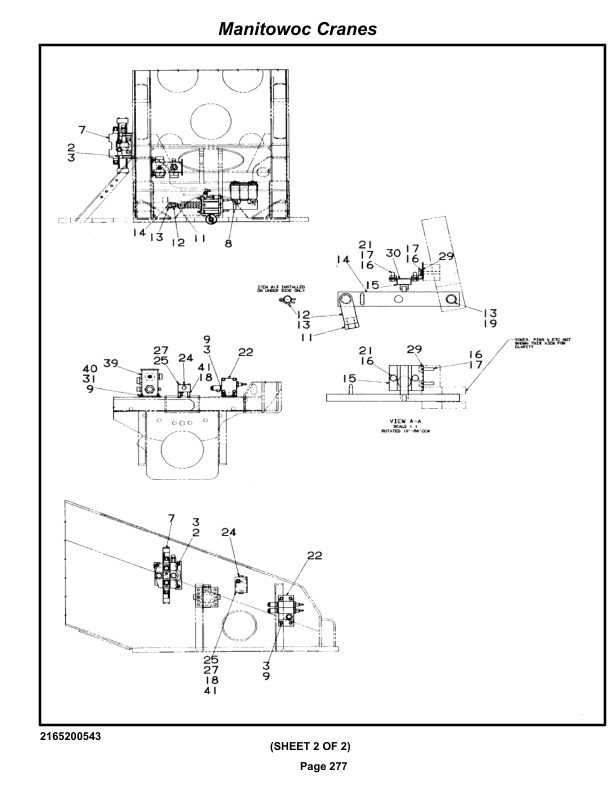 Grove RT630C Crane Parts Manual 79185 2020-2