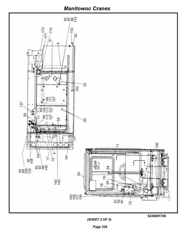Grove RT635C Crane Parts Manual 220037 2014-2