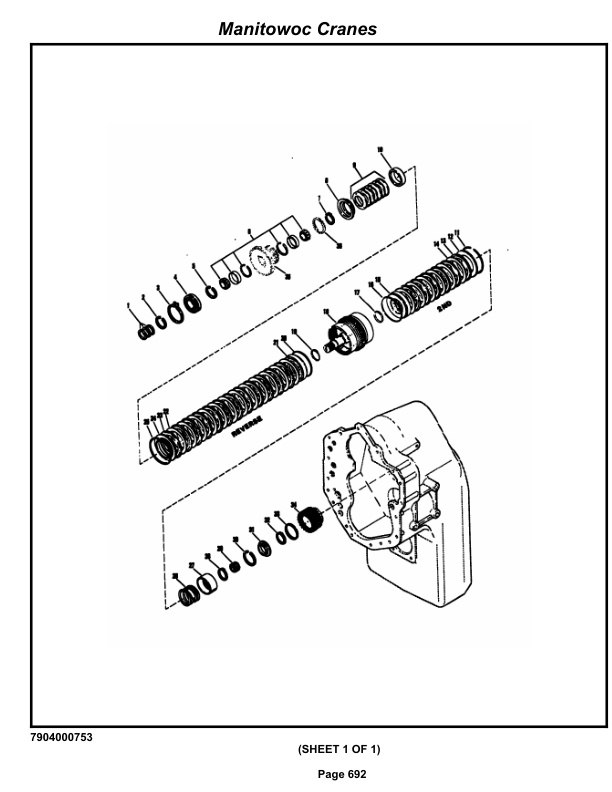 Grove RT635C Crane Parts Manual 220037 2014-3