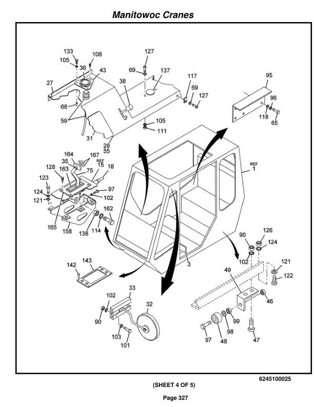 Grove RT635C Crane Parts Manual 220340 2014-2