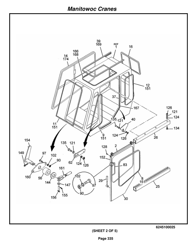 Grove RT635C Crane Parts Manual 220794 2014-2