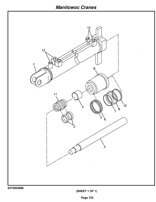 Grove RT635C Crane Parts Manual 81524 2009-3