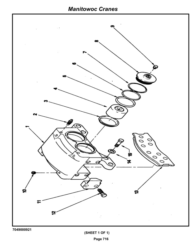 Grove RT635C Crane Parts Manual 83198 2021-3