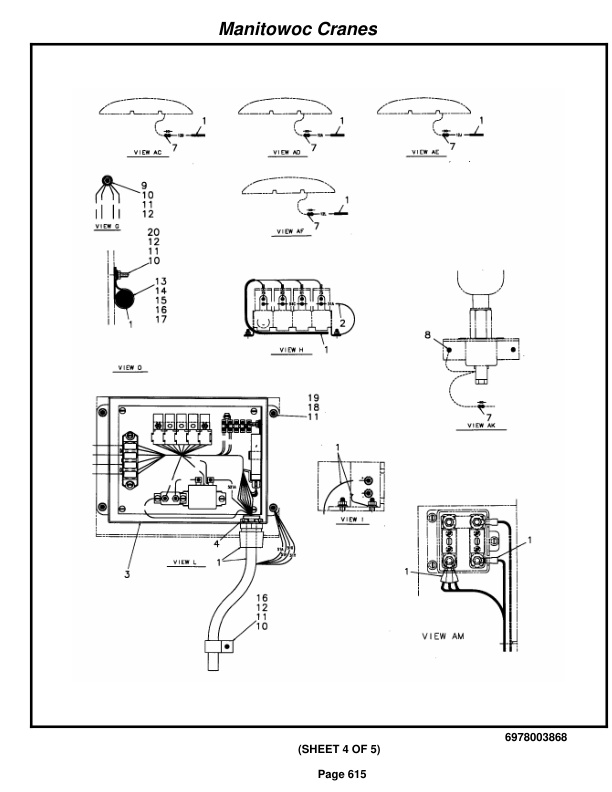 Grove RT635C Crane Parts Manual 83934 2017-3