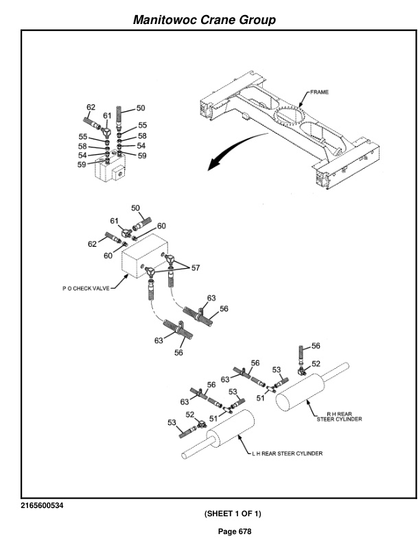 Grove RT635C Crane Parts Manual 84232 2005-3