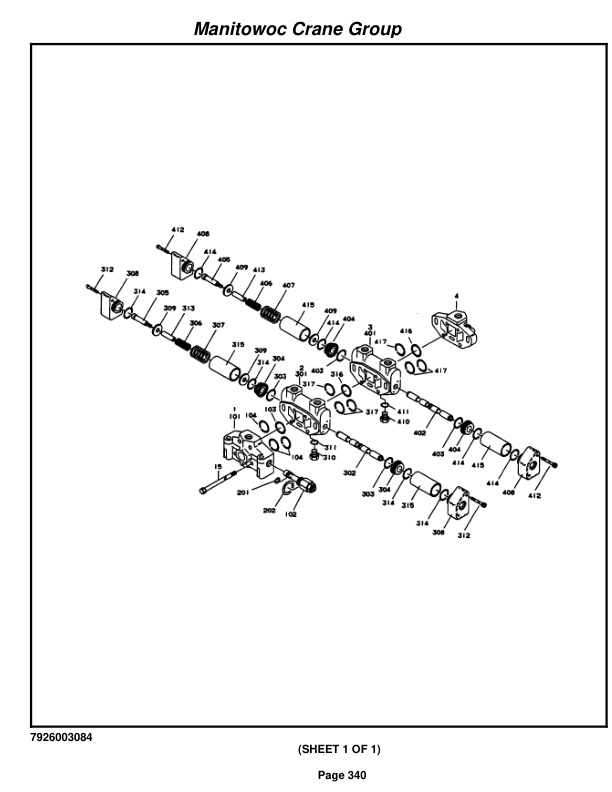 Grove RT635C Crane Parts Manual 84328 2004-2