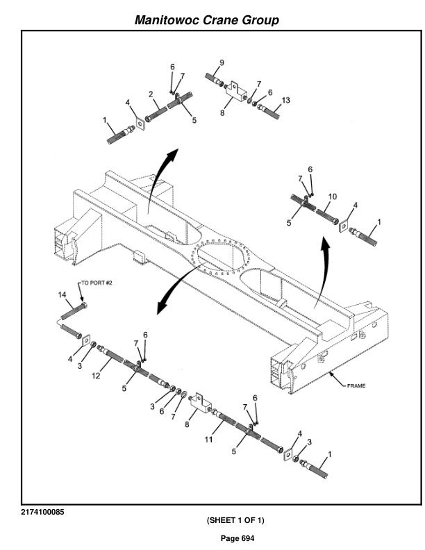 Grove RT635C Crane Parts Manual 84328 2004-3