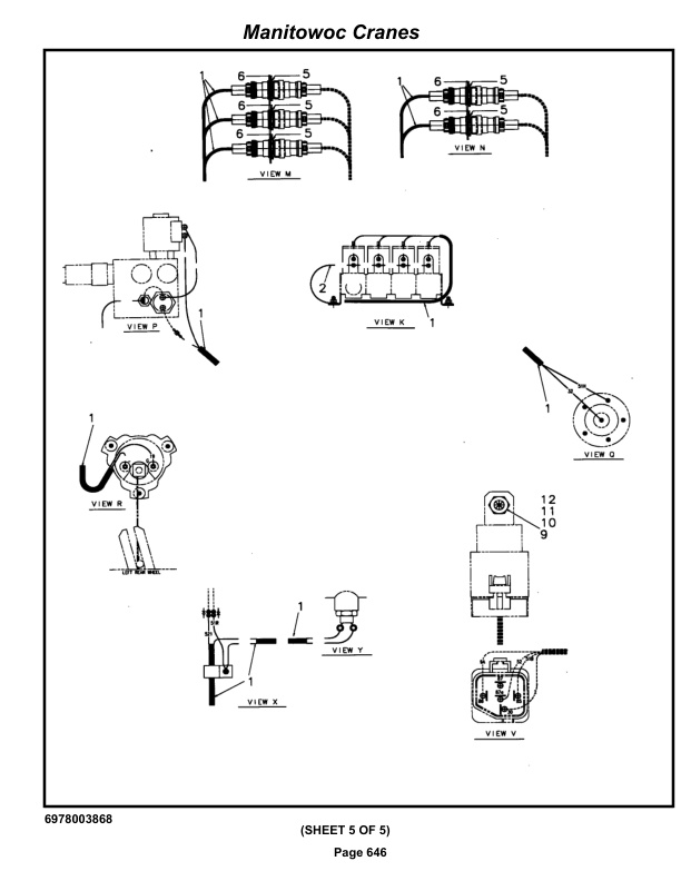 Grove RT635C Crane Parts Manual 84417 2020-3