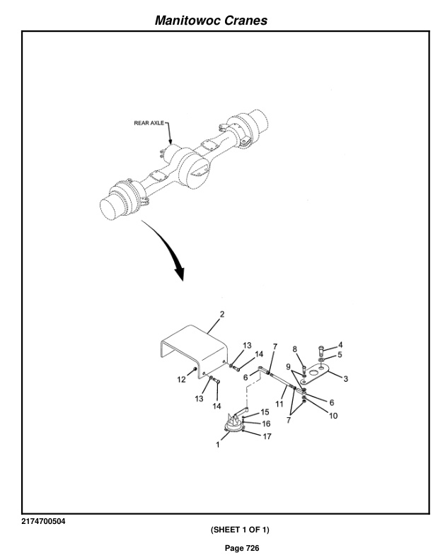 Grove RT635C Crane Parts Manual 84570 2009-3