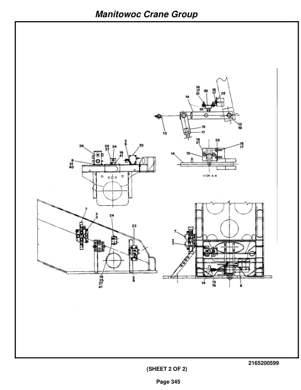 Grove RT635C Crane Parts Manual 86128 2007-2