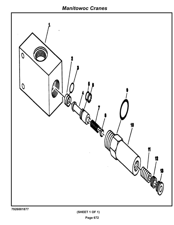 Grove RT635C Crane Parts Manual 86354 2021-3