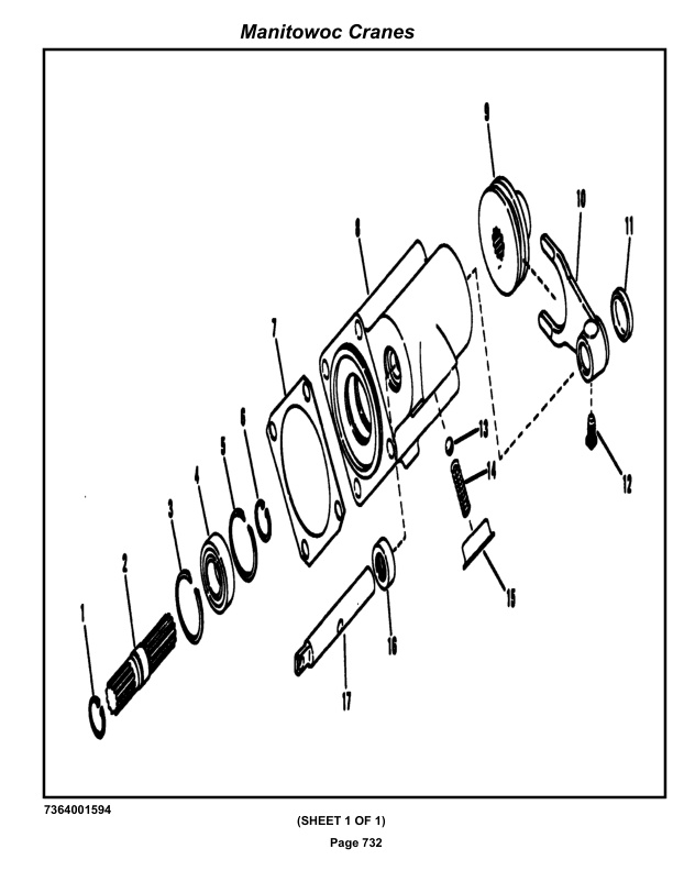 Grove RT635C Crane Parts Manual 87158 2020-3