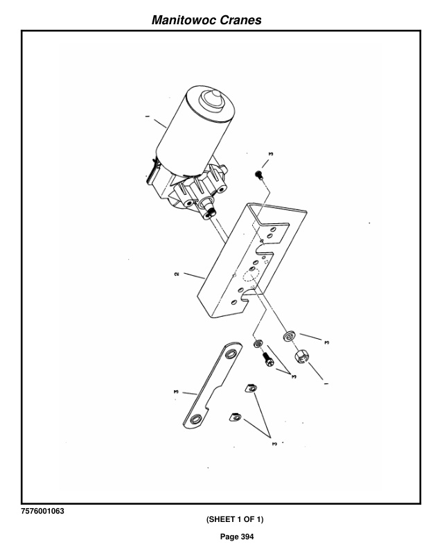 Grove RT635C Crane Parts Manual 87940 2016-2