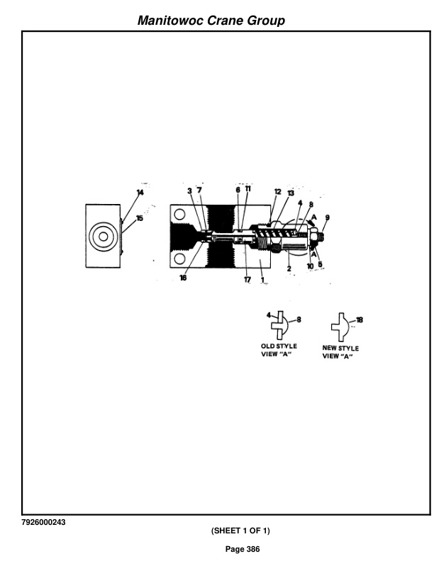 Grove RT63S Crane Parts Manual 20576 2005-3