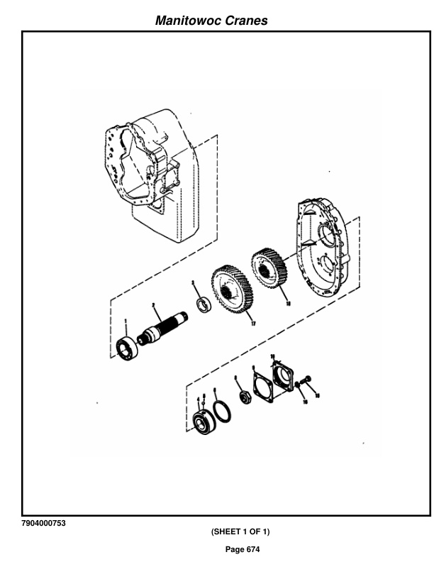 Grove RT640C Crane Parts Manual 221191 2014-3