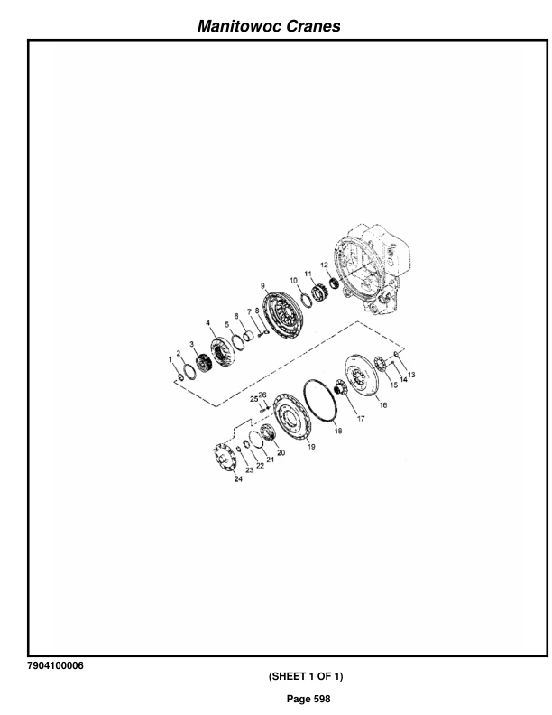 Grove RT640E Crane Parts Manual 221252 2014-3