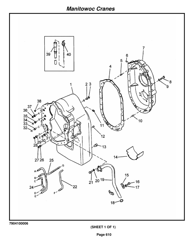 Grove RT640E Crane Parts Manual 221422 2014-3