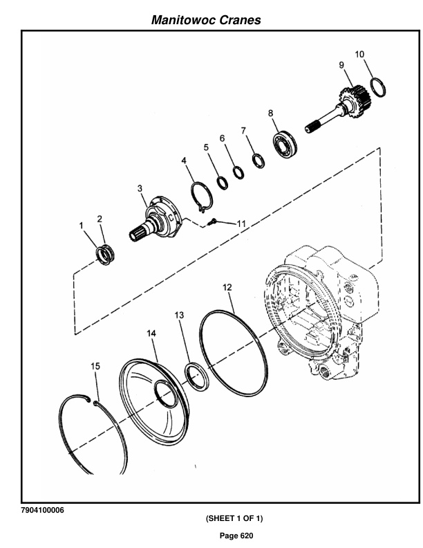 Grove RT640E Crane Parts Manual 221545 2014-3