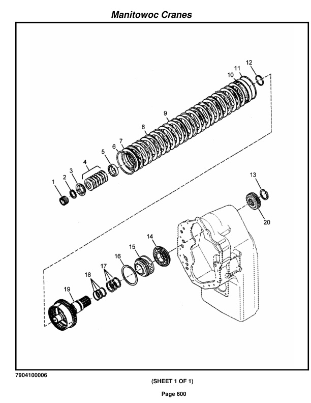 Grove RT640E Crane Parts Manual 221673 2014-3