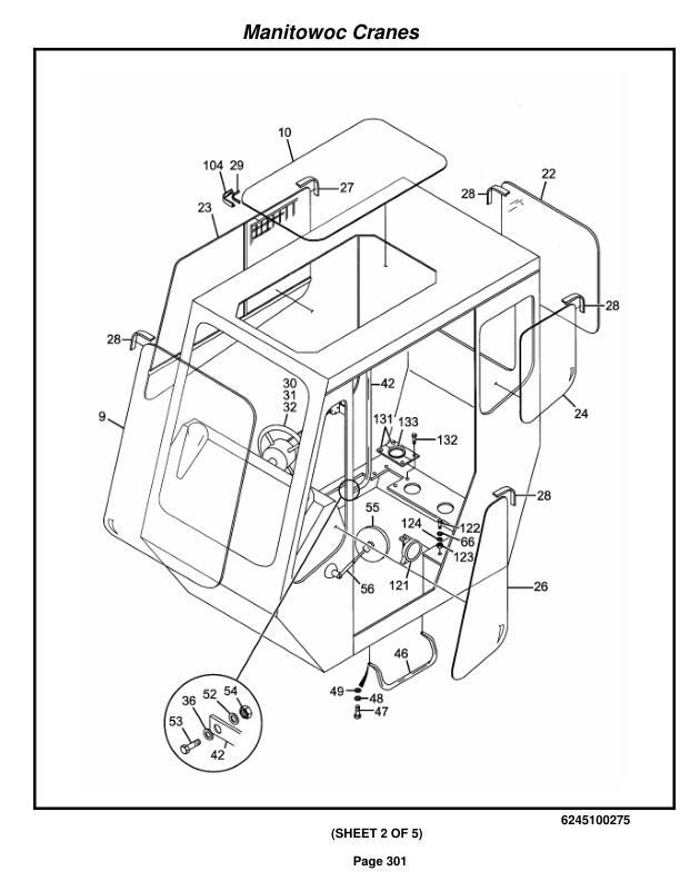 Grove RT640E Crane Parts Manual 221817 2014-2