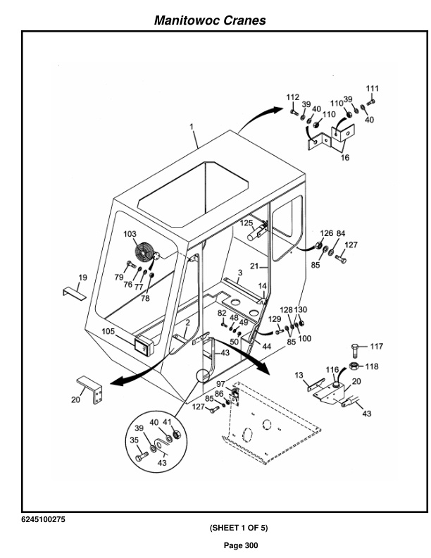 Grove RT640E Crane Parts Manual 221819 2014-2