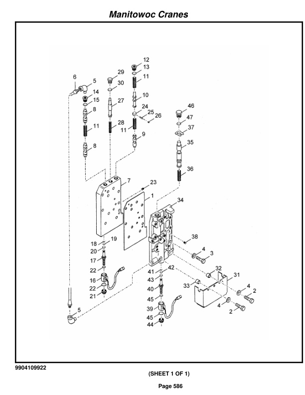 Grove RT640E Crane Parts Manual 224072 2017-3