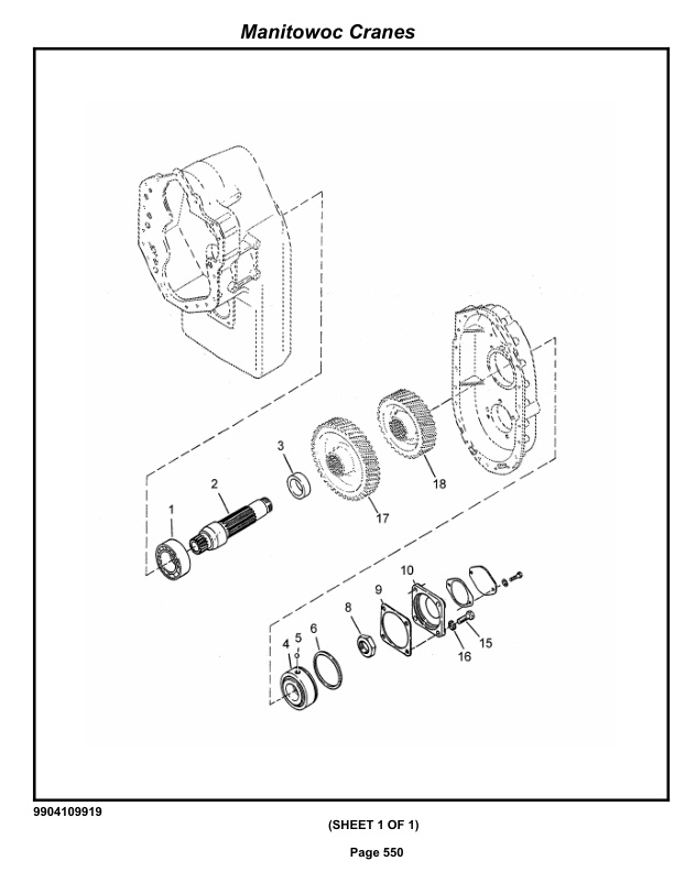 Grove RT640E Crane Parts Manual 224157 2013-3