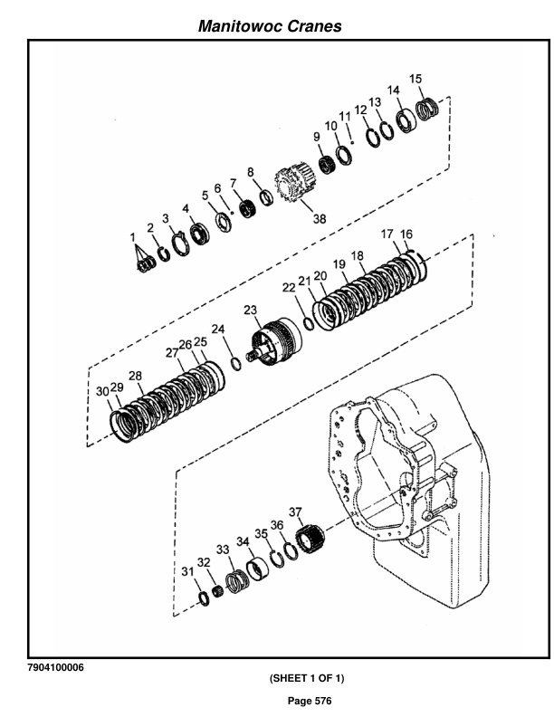 Grove RT650E Crane Parts Manual 221678 2014-3