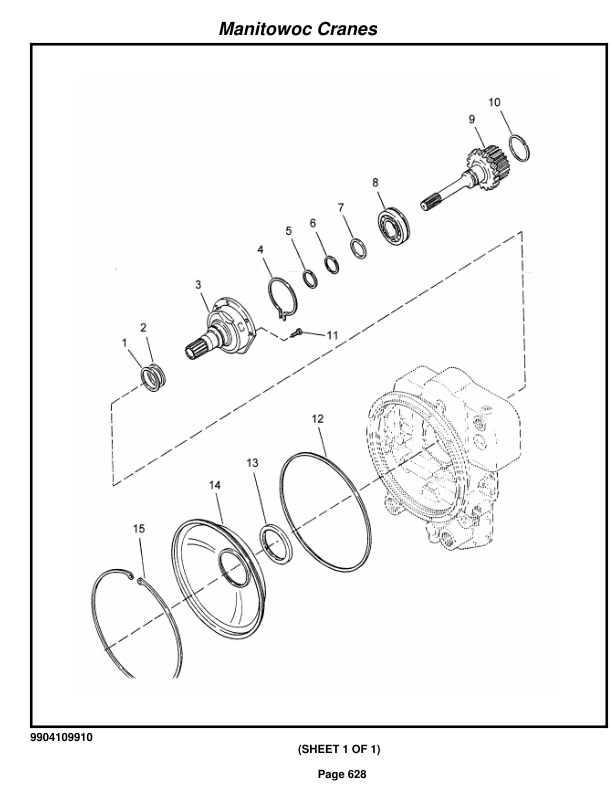 Grove RT650E Crane Parts Manual 223293 2015-3