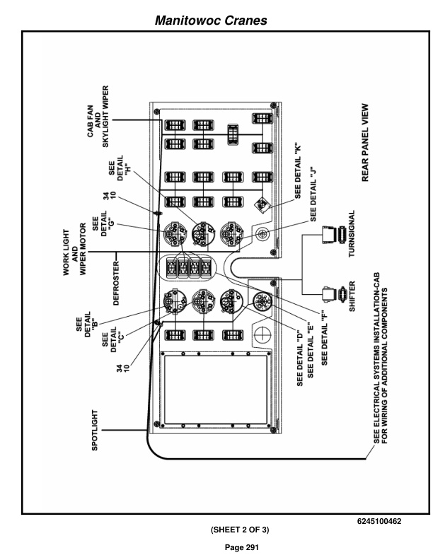 Grove RT650E Crane Parts Manual 223483 2015-2