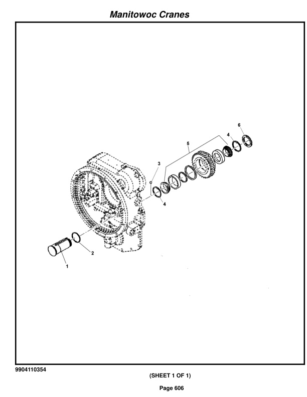 Grove RT650E Crane Parts Manual 223694 2015-3